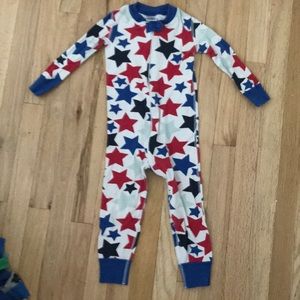 Hanna Andersson Star Print Sleeper Pajamas